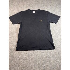 Brooks Brothers T Shirt Mens Small Black 1818 Short Sleeve Cotton Golden Fleece